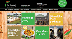 Desktop Screenshot of dehooierij.nl